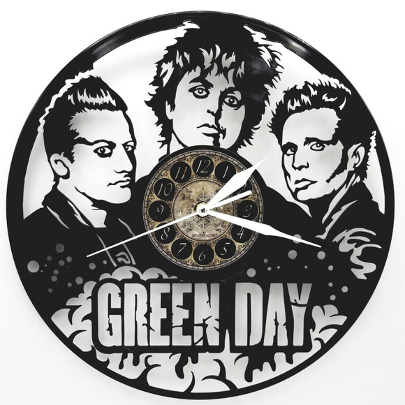 GREEN DAY greenday vinyl record clock - Picture 1 of 2